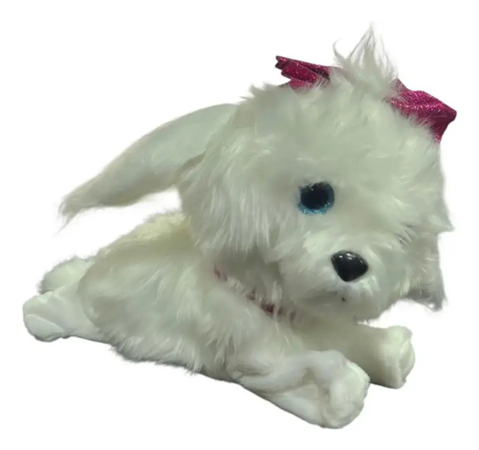 Perro Peluche Interactivo Camina Ladra Acostarse Pararse Pño 2