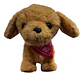Perro Peluche Interactivo Camina Ladra Acostarse Pararse Pño - Miniatura 5