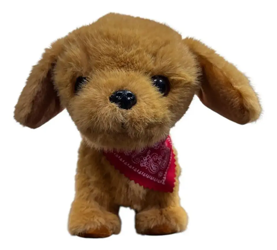 Perro Peluche Interactivo Camina Ladra Acostarse Pararse Pño 5