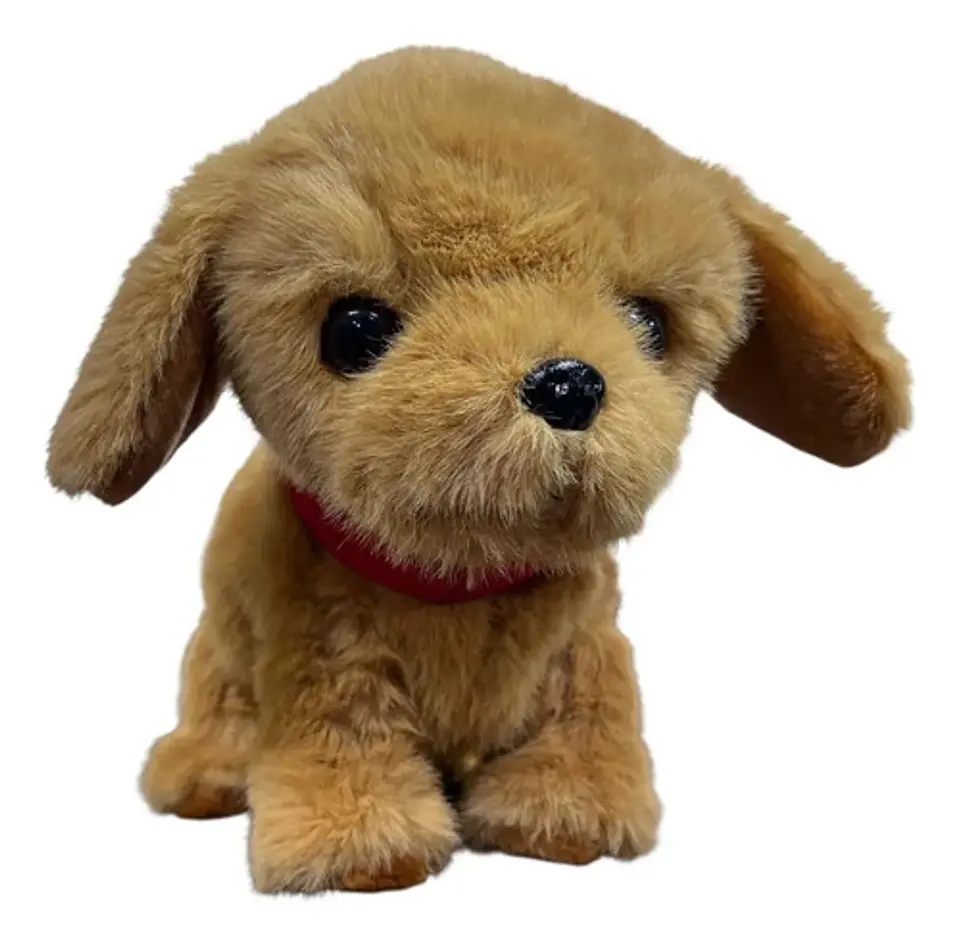 Perro Peluche Interactivo Camina Ladra Acostarse Pararse Pño 7