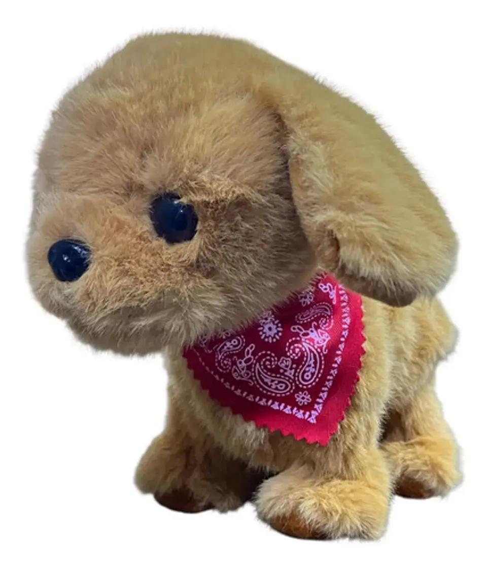 Perro Peluche Interactivo Camina Ladra Acostarse Pararse Pño 8