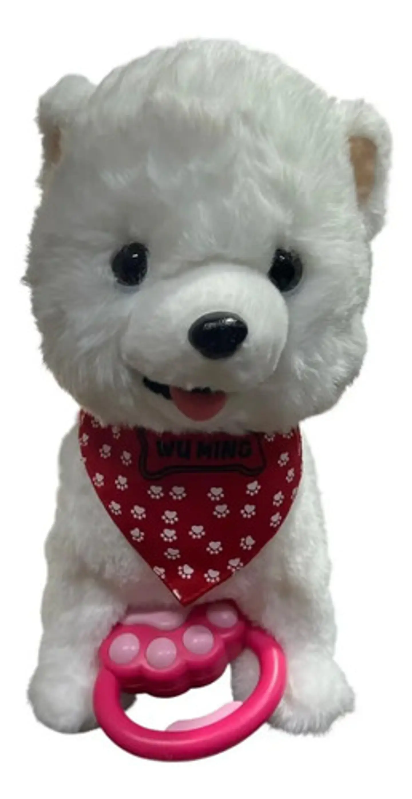 Perro Peluche Control Collar Camina Ladra Mueve La Cola Gran 4