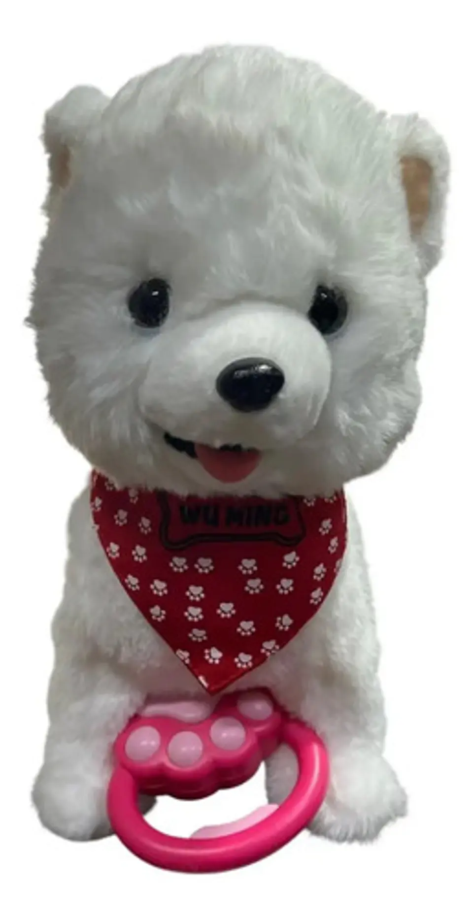 Perro Peluche Control Collar Camina Ladra Mueve La Cola Gran 4