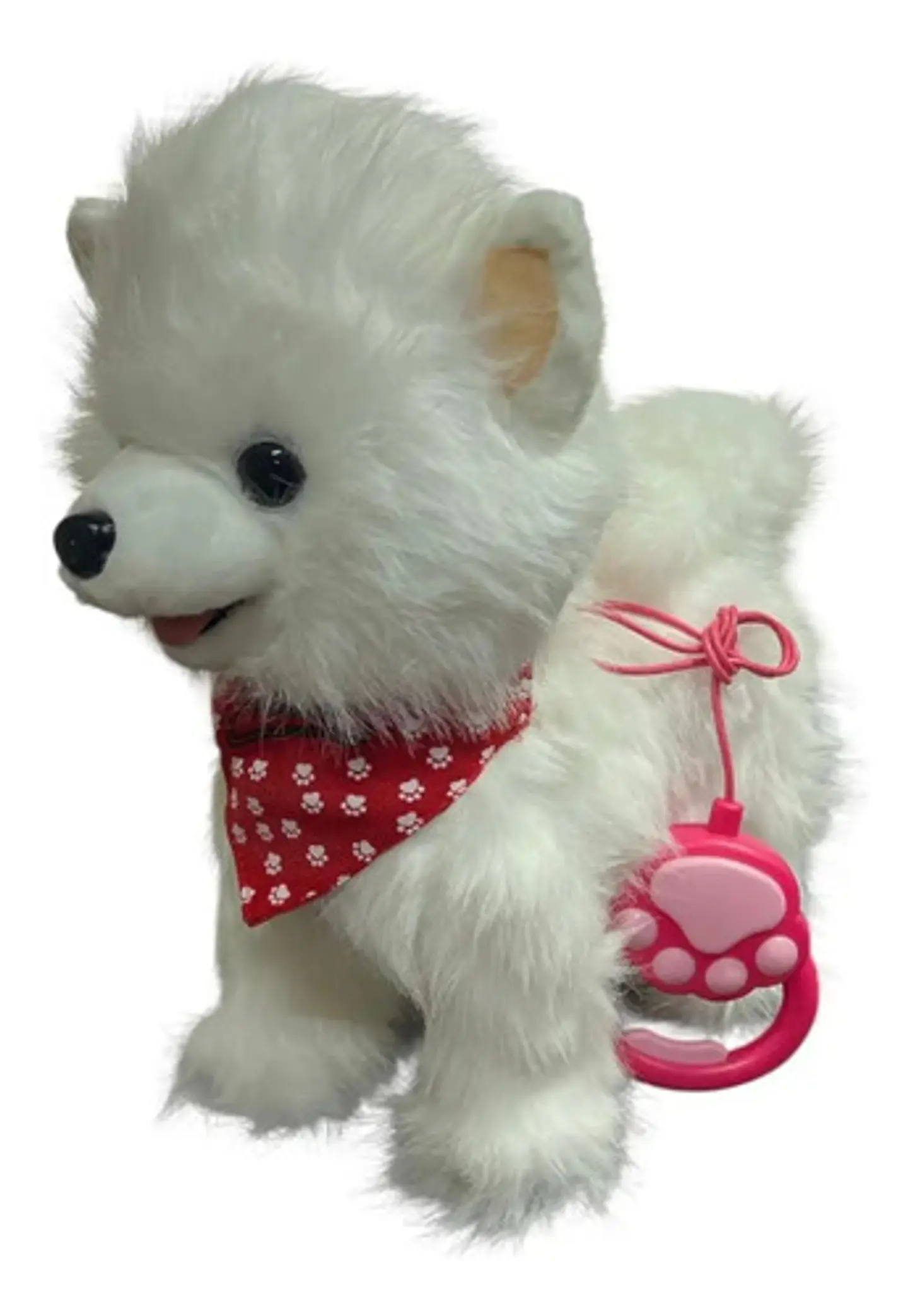 Perro Peluche Control Collar Camina Ladra Mueve La Cola Gran 5