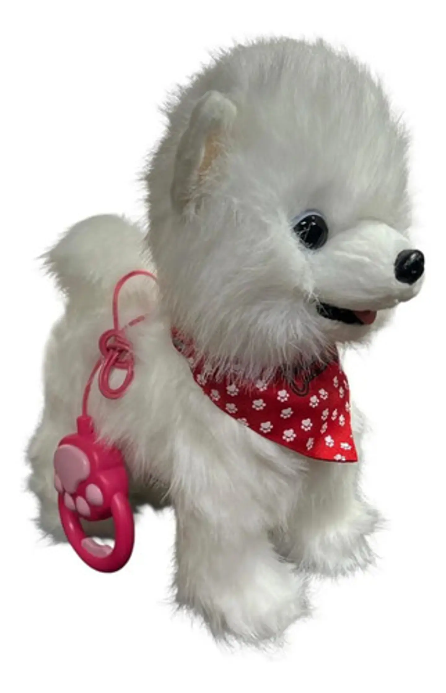 Perro Peluche Control Collar Camina Ladra Mueve La Cola Gran 7
