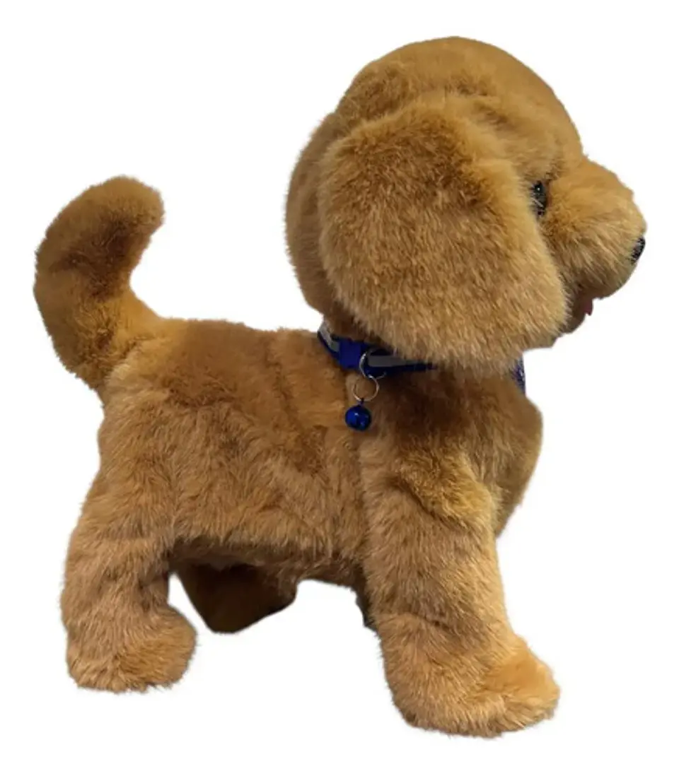 Perro Peluche Control Collar Camina Ladra Mueve La Cola Gran 10