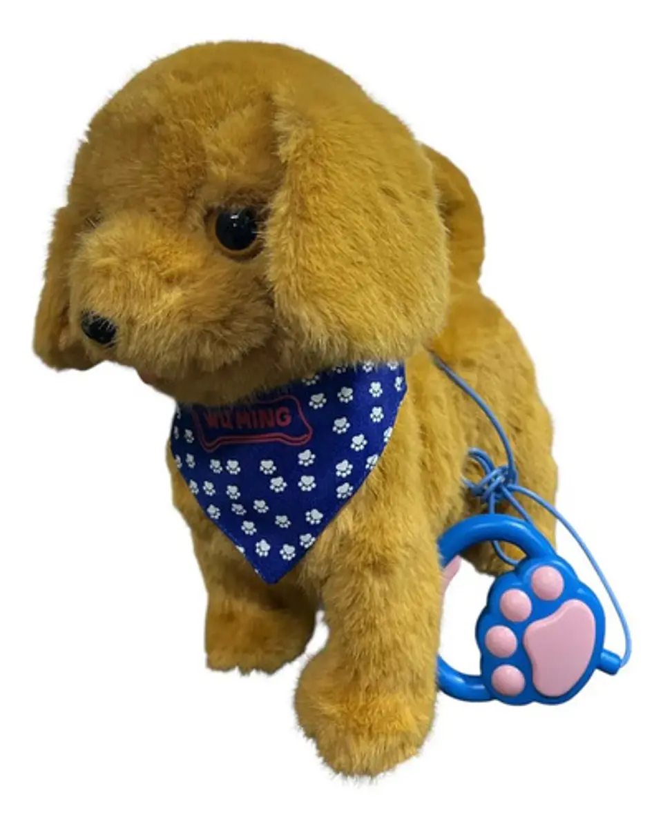 Perro Peluche Control Collar Camina Ladra Mueve La Cola Gran 11