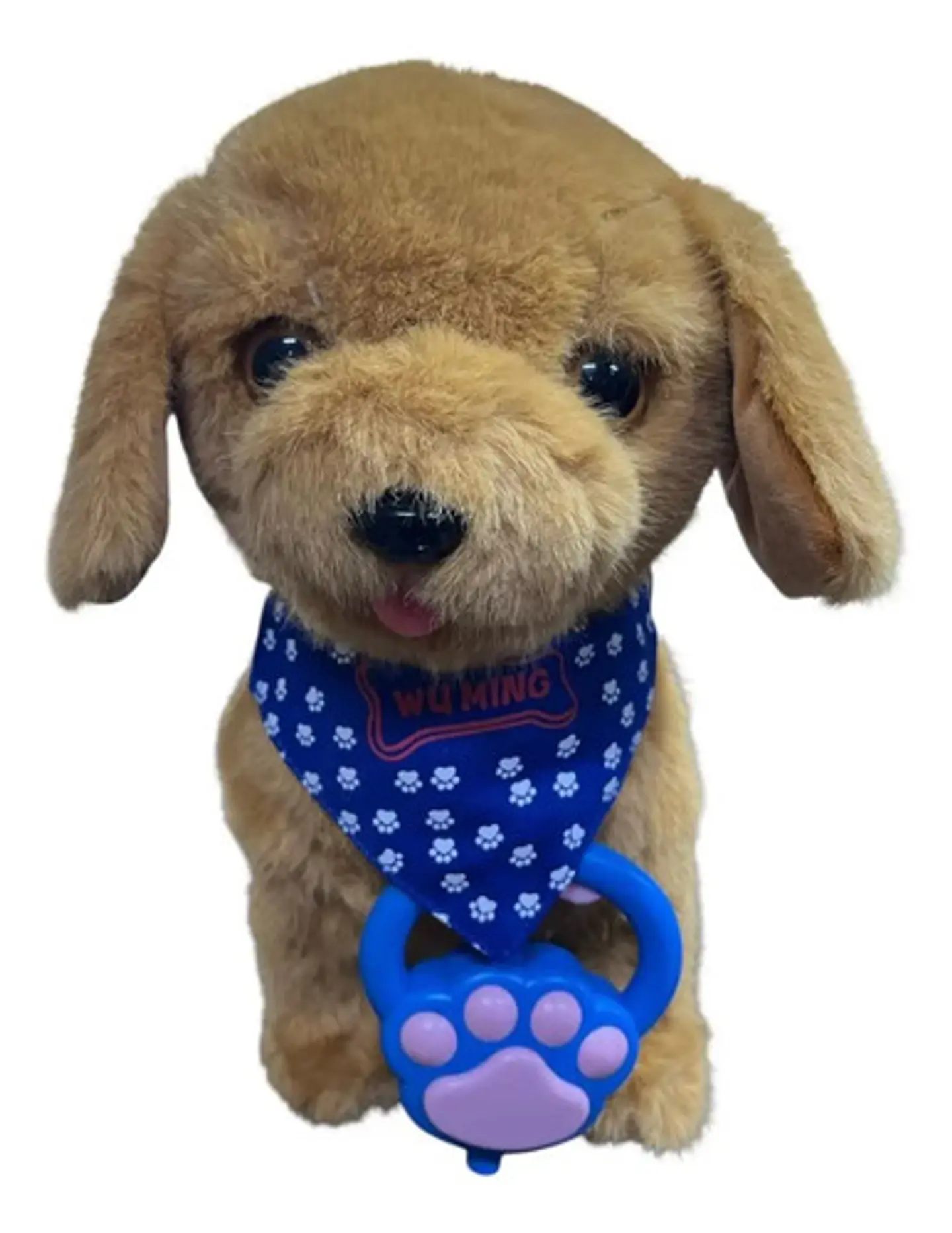 Perro Peluche Control Collar Camina Ladra Mueve La Cola Gran 12