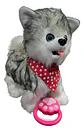 Perro Peluche Control Collar Camina Ladra Mueve La Cola Gran - Miniatura 13