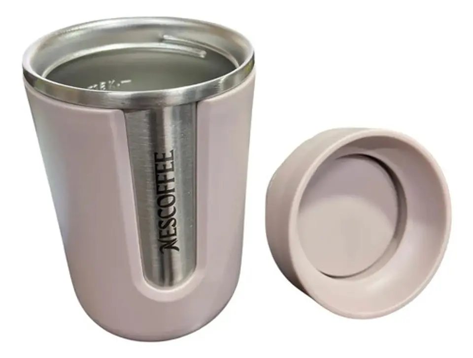 Vaso Termico Con Tapa De Rosca Bebedero Retractil 300ml 5