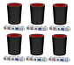 Cacho Yahtzee Juego De Mesa 6 Tatucos  Paño + 30 Dados Poker - Miniatura 1
