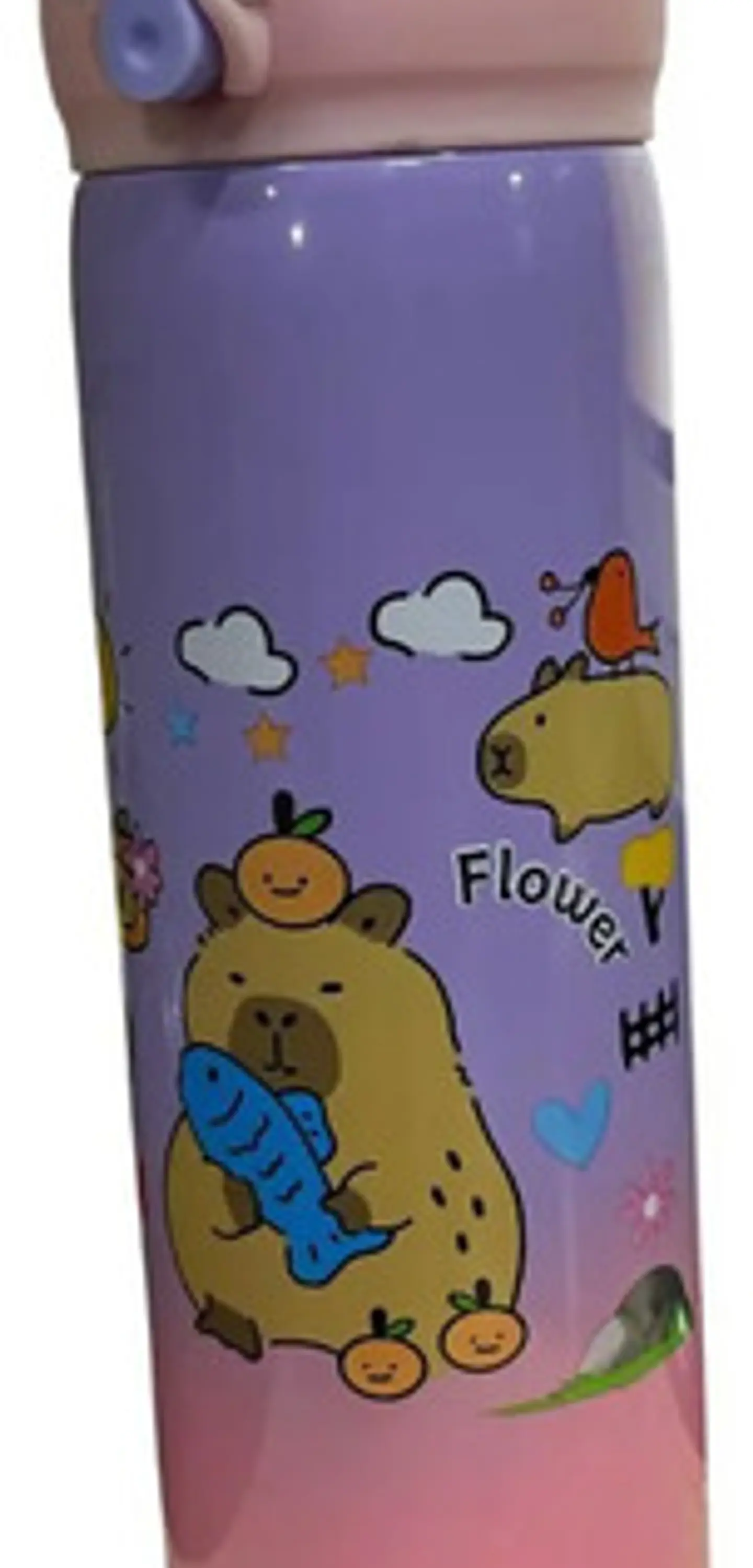 Termo Vaso Diseño Capybara Bebidas Calientes 500ml 10