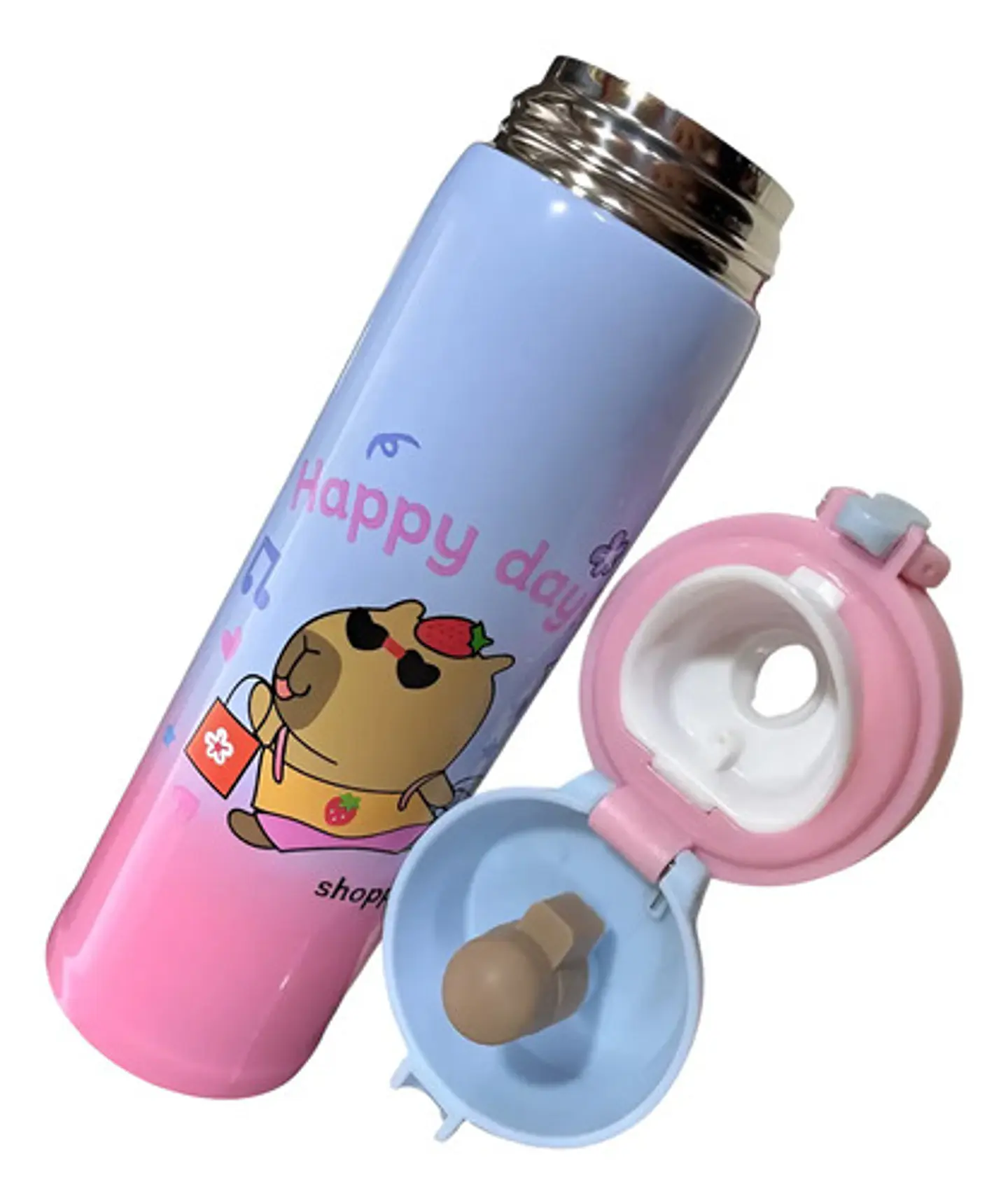 Termo Vaso Diseño Capybara Bebidas Calientes 500ml 13