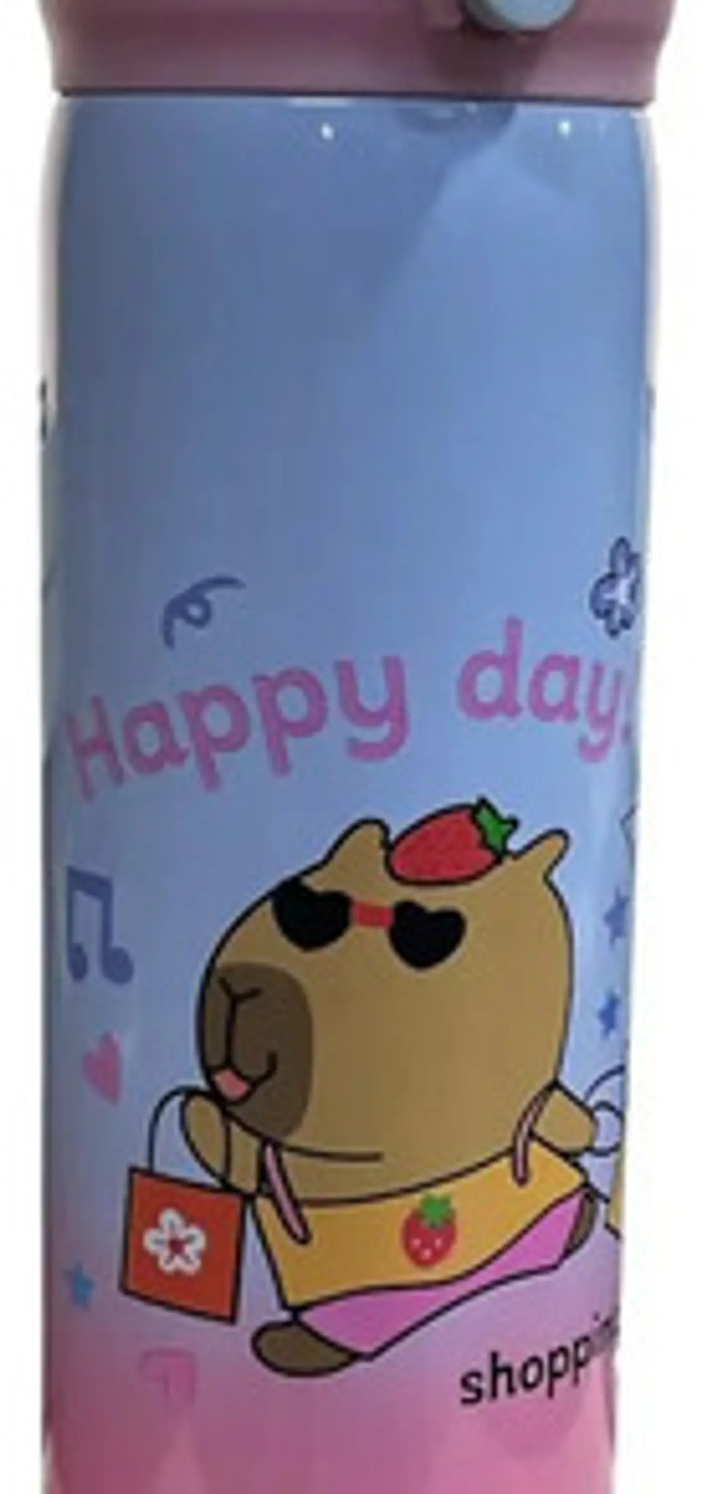 Termo Vaso Diseño Capybara Bebidas Calientes 500ml 14