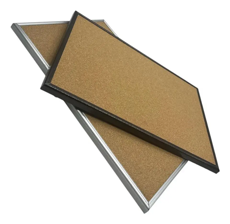 Tablero Aluminio Corcho 45 X 30 Recordatorio Pequeño Hogar 3