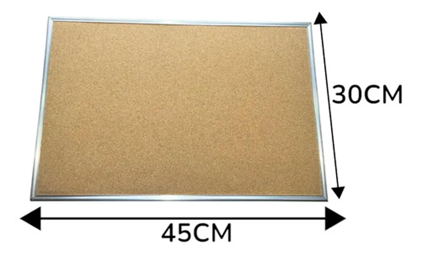 Tablero Aluminio Corcho 45 X 30 Recordatorio Pequeño Hogar 4