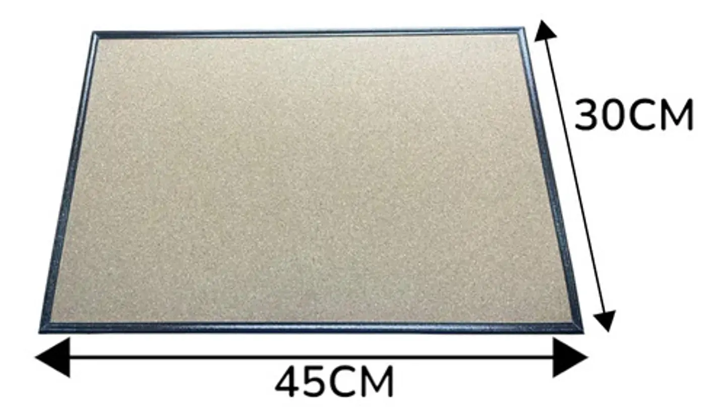 Tablero Aluminio Corcho 45 X 30 Recordatorio Pequeño Hogar 8