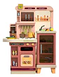 Set Cocina Juguete Infantil Vapor Agua Sonidos Luz Grande  - Miniatura 1