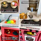 Set Cocina Juguete Infantil Vapor Agua Sonidos Luz Grande  - Miniatura 7