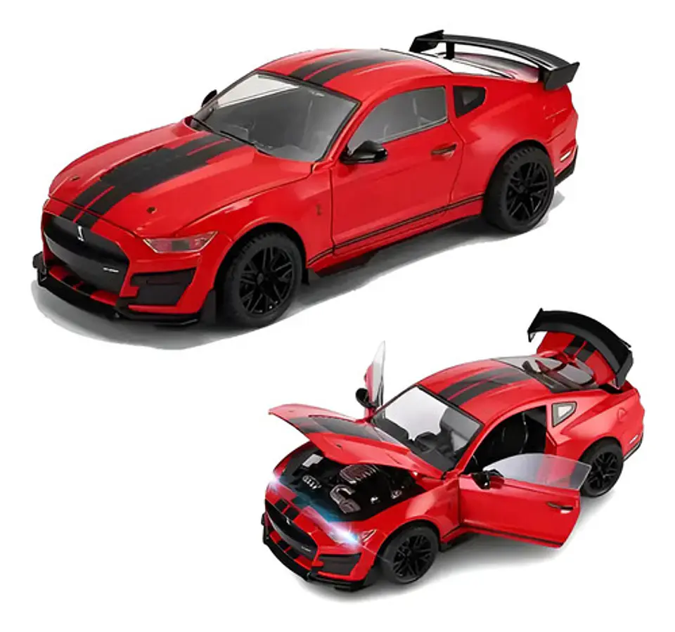 Ford Mustang Cobras Shelby Gt500 Miniatura Metal Coche 1/18 6