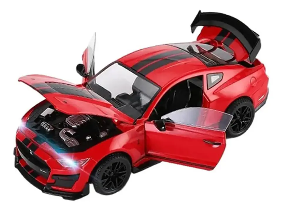 Ford Mustang Cobras Shelby Gt500 Miniatura Metal Coche 1/18 8