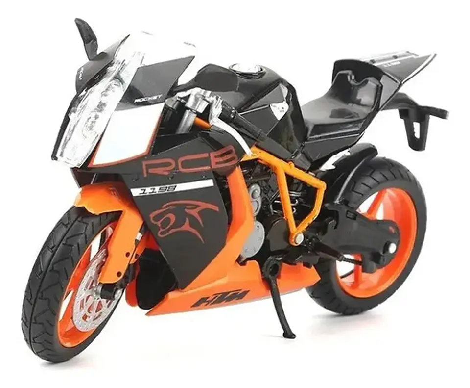 Moto Deportiva K 1:12 Negro T Genérica M Coleccion 4