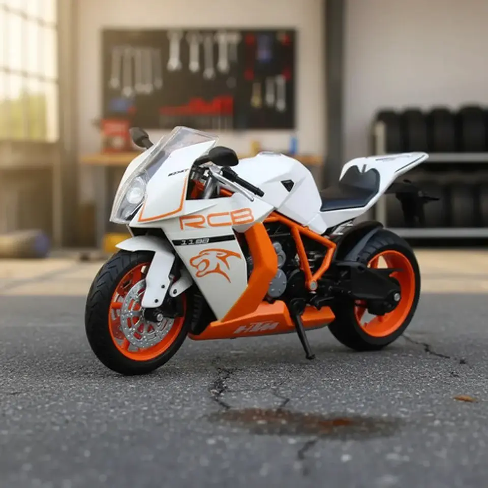 Moto Deportiva K 1:12 Negro T Genérica M Coleccion 6
