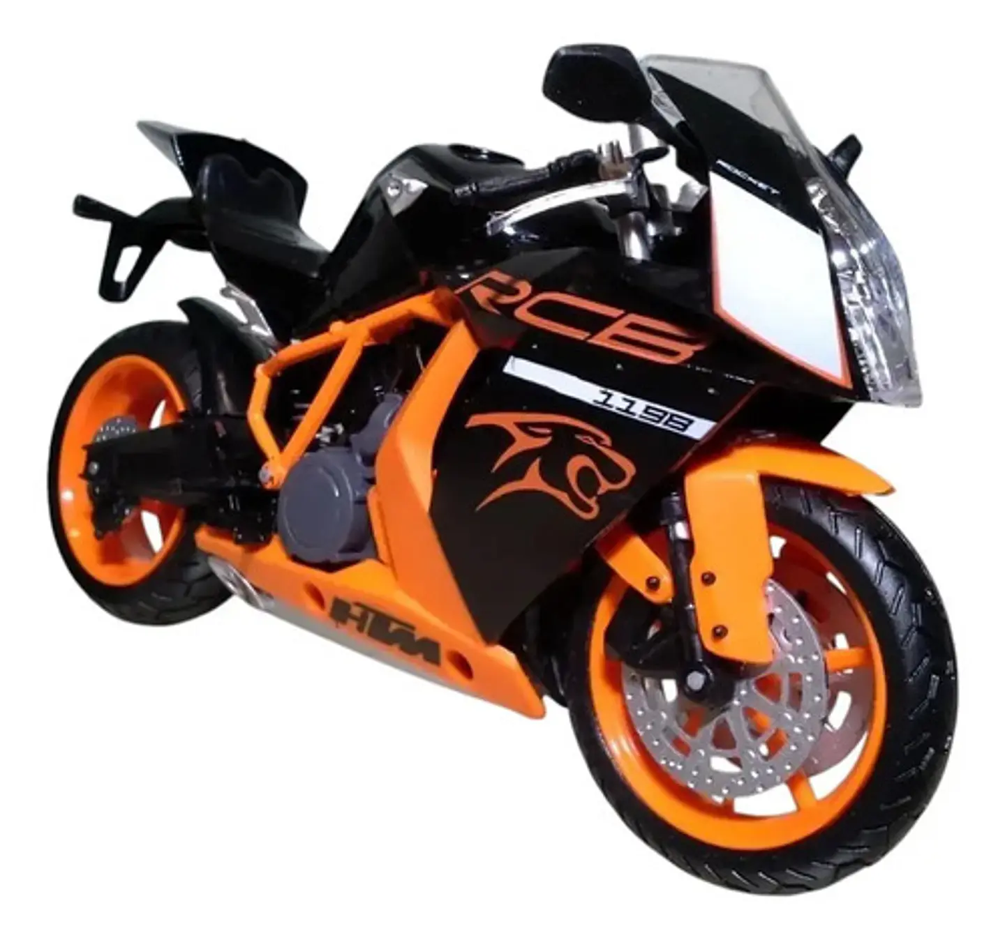 Moto Deportiva K 1:12 Negro T Genérica M Coleccion 9
