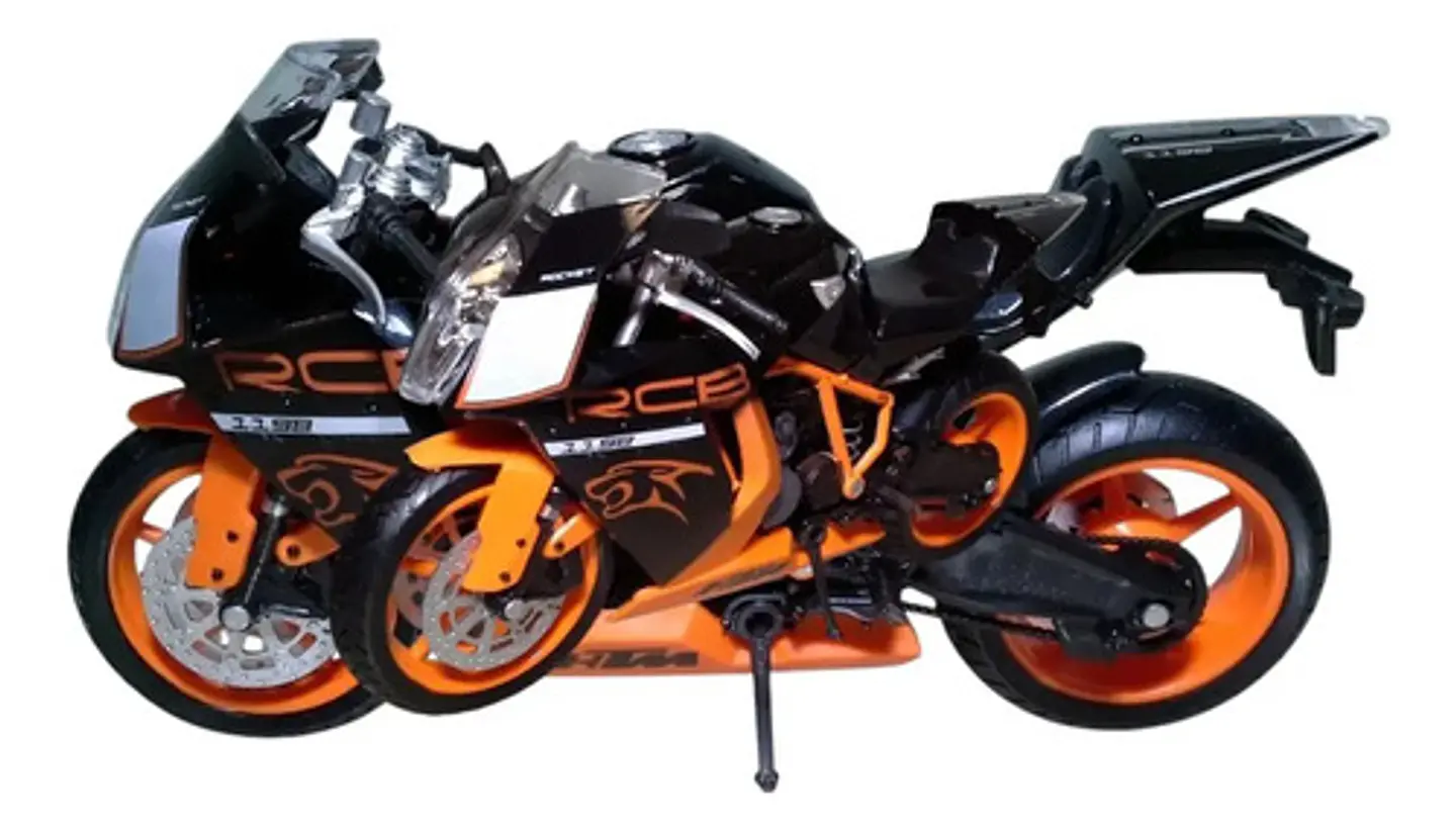 Moto Deportiva K 1:12 Negro T Genérica M Coleccion 10