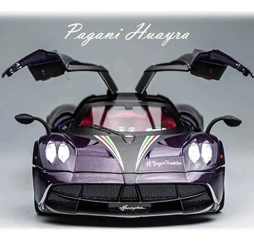 Pagani Huayra Roadster, Escala 1/24, 27cms Largo, Metalico. 9