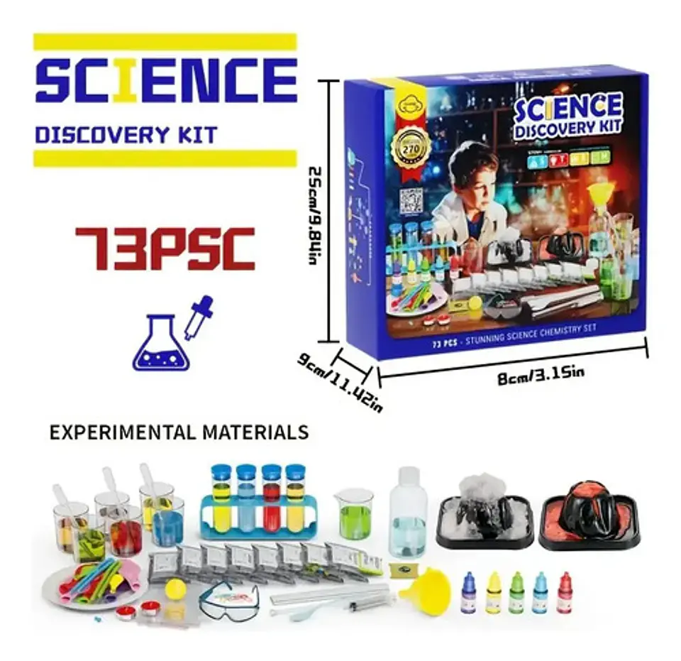 Laboratorio 270 Experimentos Cientificos Niños Probeta 3