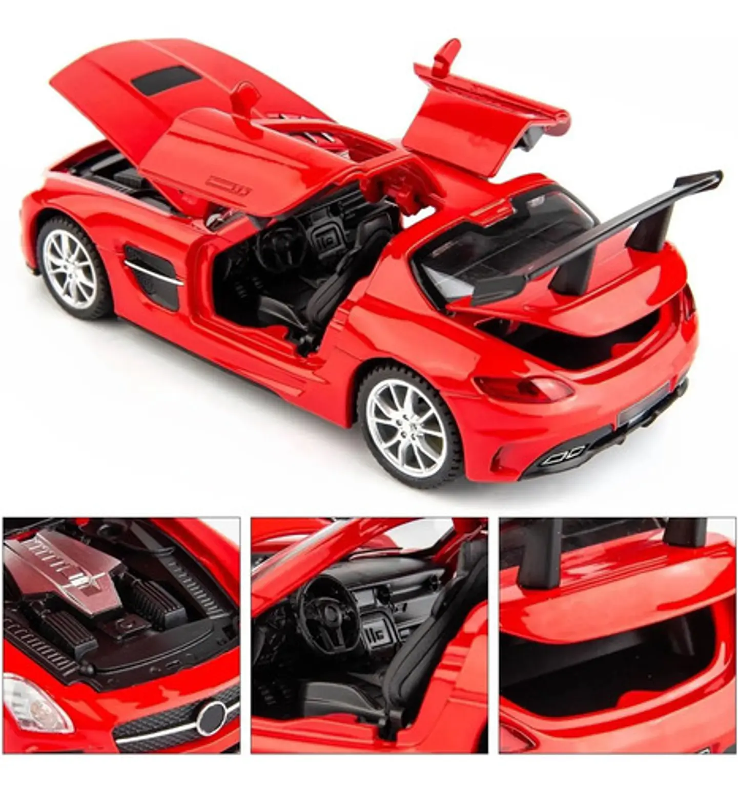 Mercedes Benz Surtido 1:32 Coche De Juguete De Aleron Sonido 12