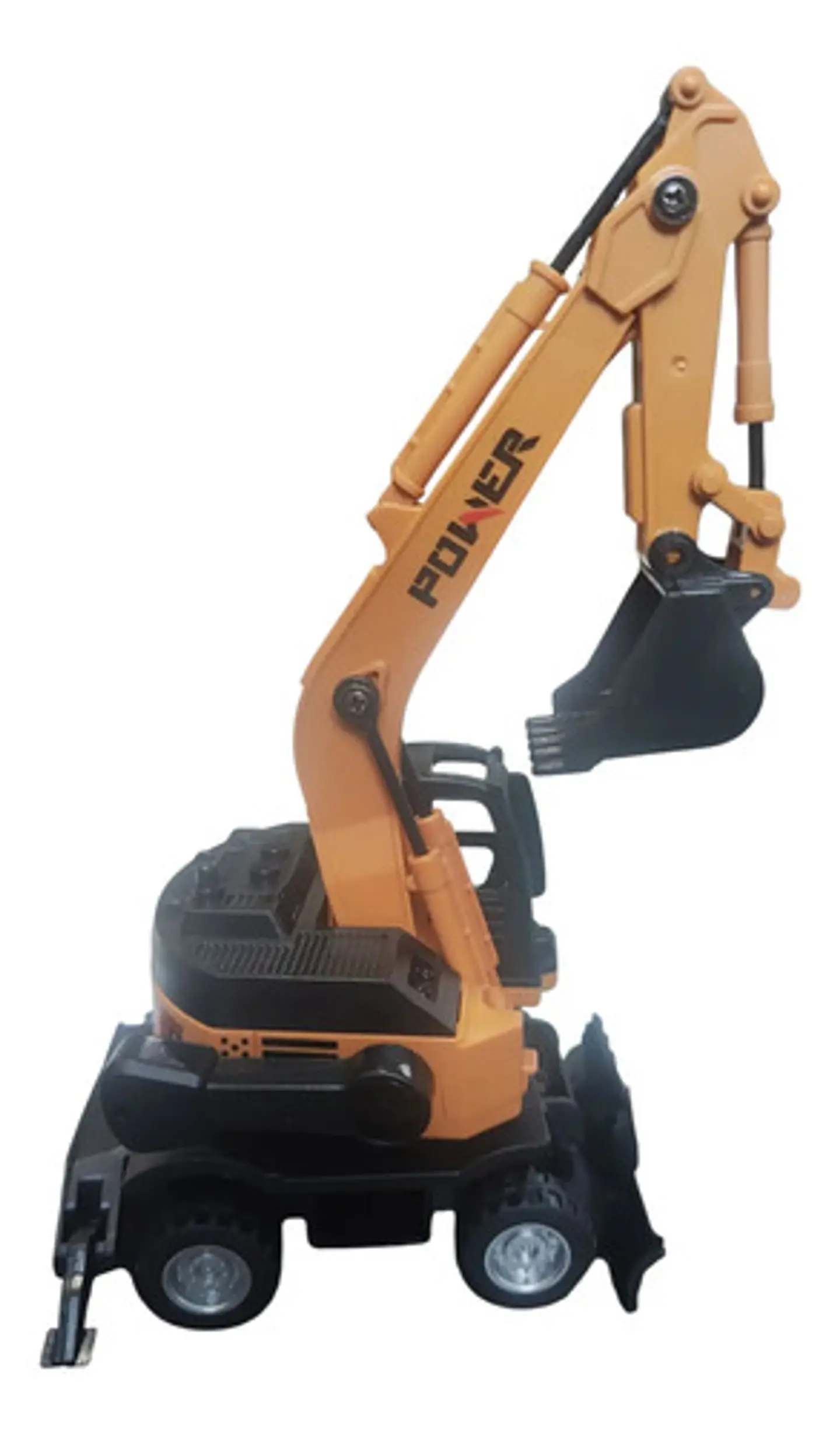 Retro Excavadora Juguete Construcción Articulado Movimiento 2