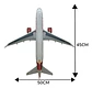 Aviónes Surtidos, Escala 1:160, 45 Cms De Largo, Sonidos. - Miniatura 4