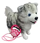 Perro Peluche Control Collar Camina Ladra Mueve La Cola Md - Miniatura 5