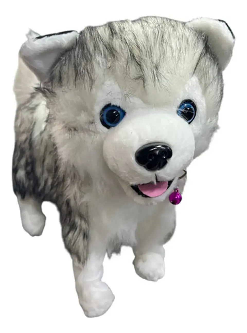 Perro Peluche Control Collar Camina Ladra Mueve La Cola Md 6