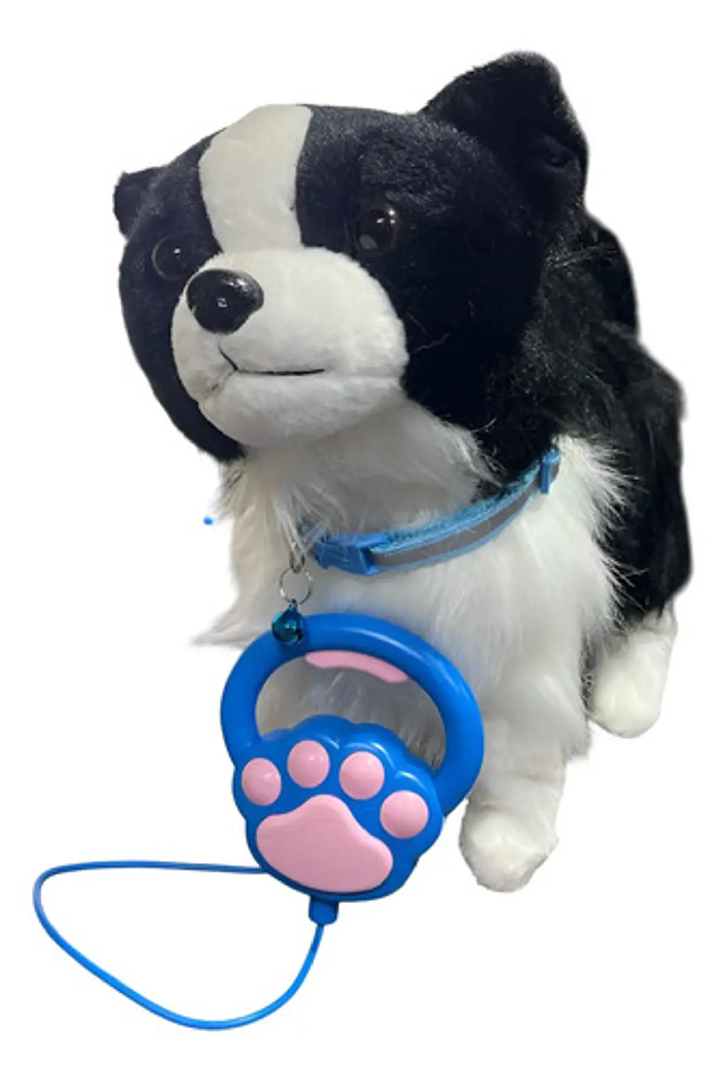 Perro Peluche Control Collar Camina Ladra Mueve La Cola Md 9