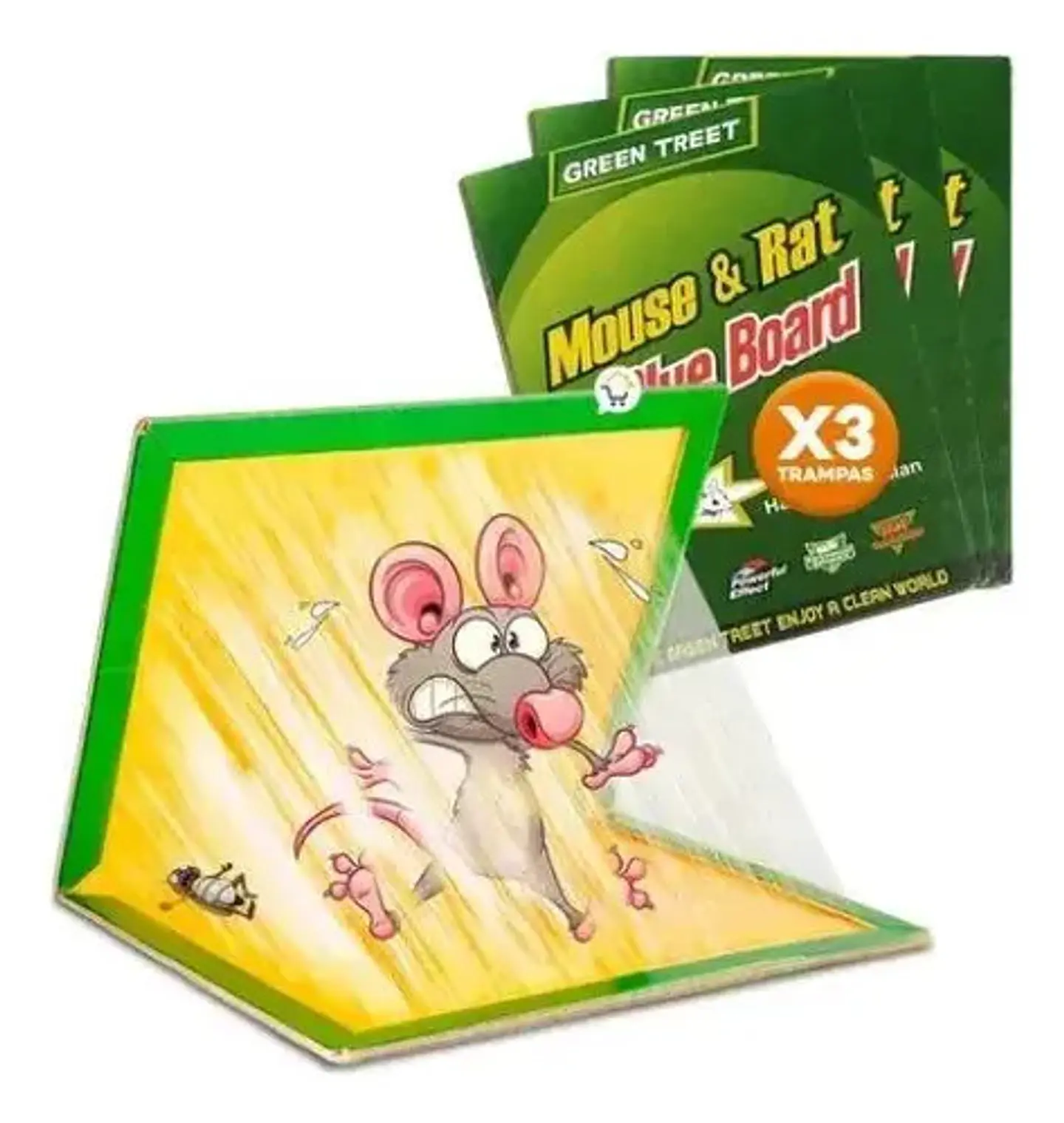 Set X3 Trampas Para Ratón Caza Pegarata 4