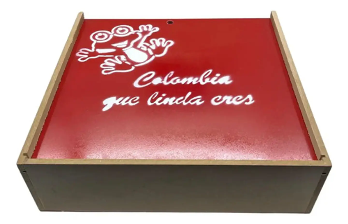 Juego De Rana Doble Portátil En Madera Para Mesa Artesanal 7