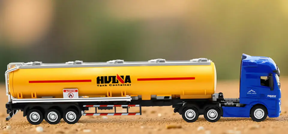 Camión Tanque Huina 1:50 - Huina  Metálico Carro Cisterna 3