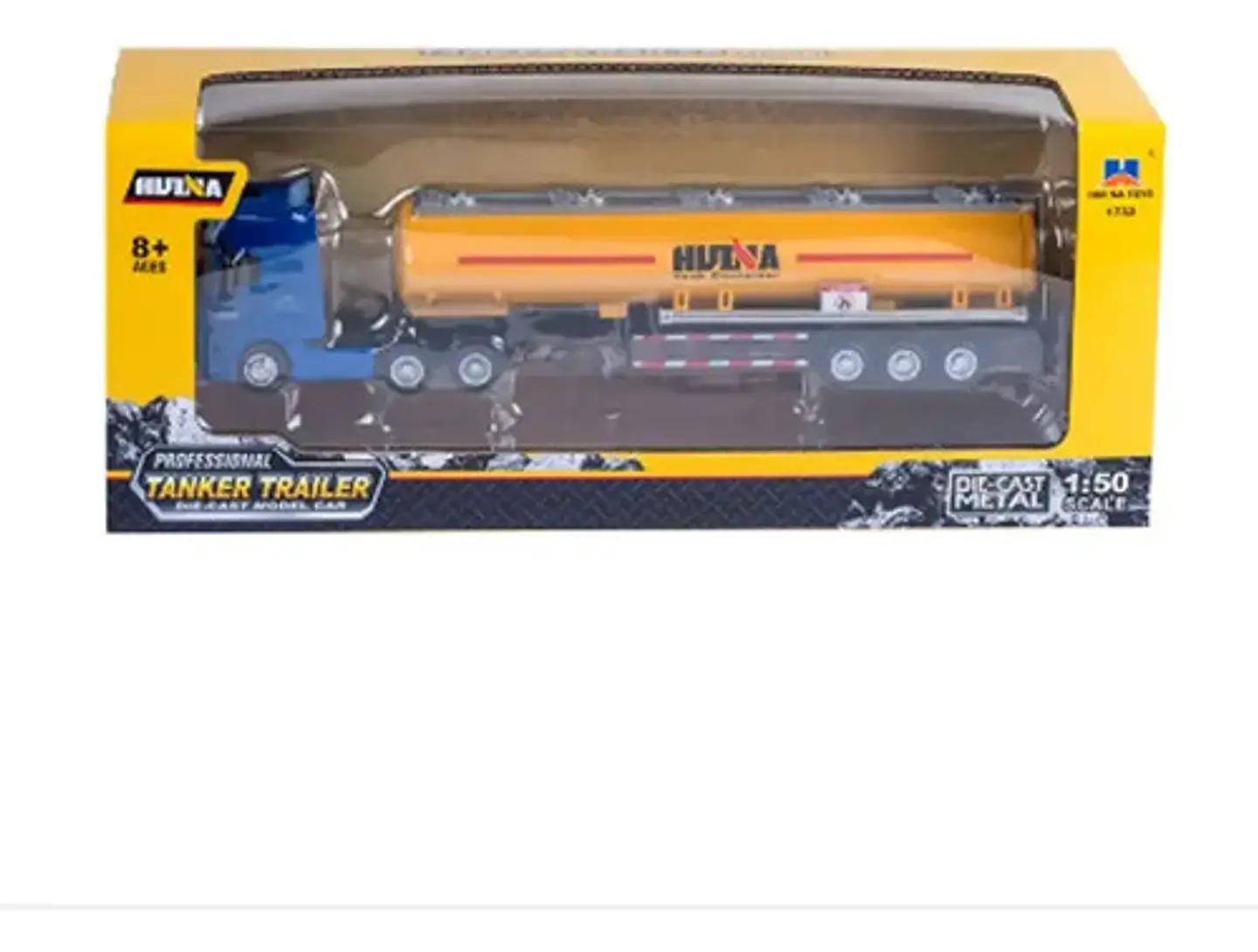Camión Tanque Huina 1:50 - Huina  Metálico Carro Cisterna 4