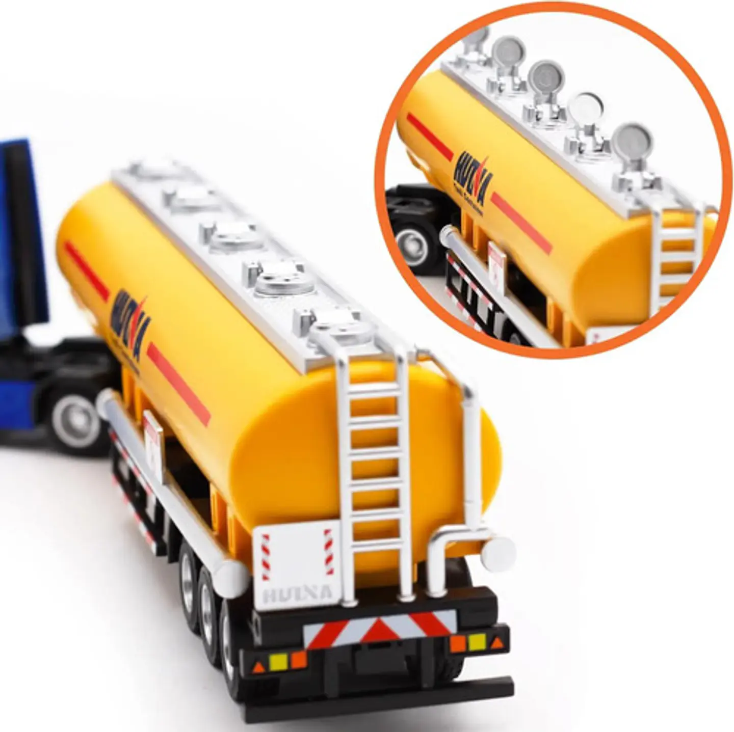 Camión Tanque Huina 1:50 - Huina  Metálico Carro Cisterna 9
