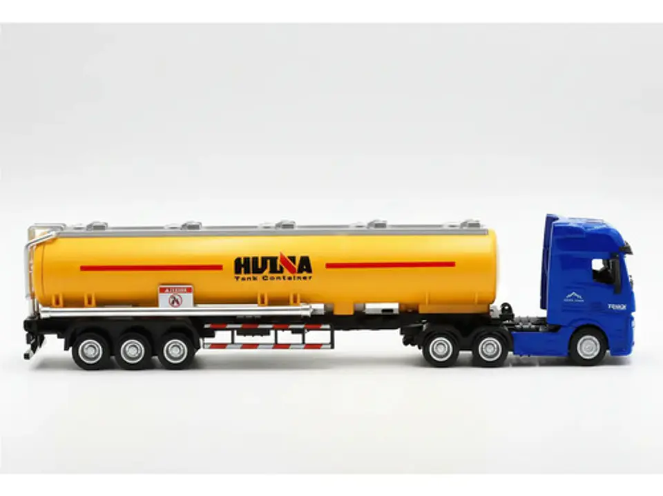 Camión Tanque Huina 1:50 - Huina  Metálico Carro Cisterna 10