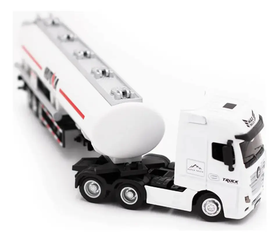 Camión Tanque Huina 1:50 - Huina  Metálico Carro Cisterna 13