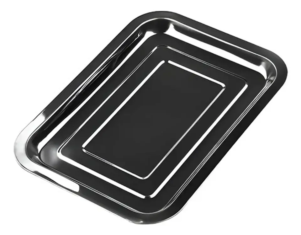 Bandeja Cuadrada De Acero Inoxidable Para Galletas, 35 X 26 1