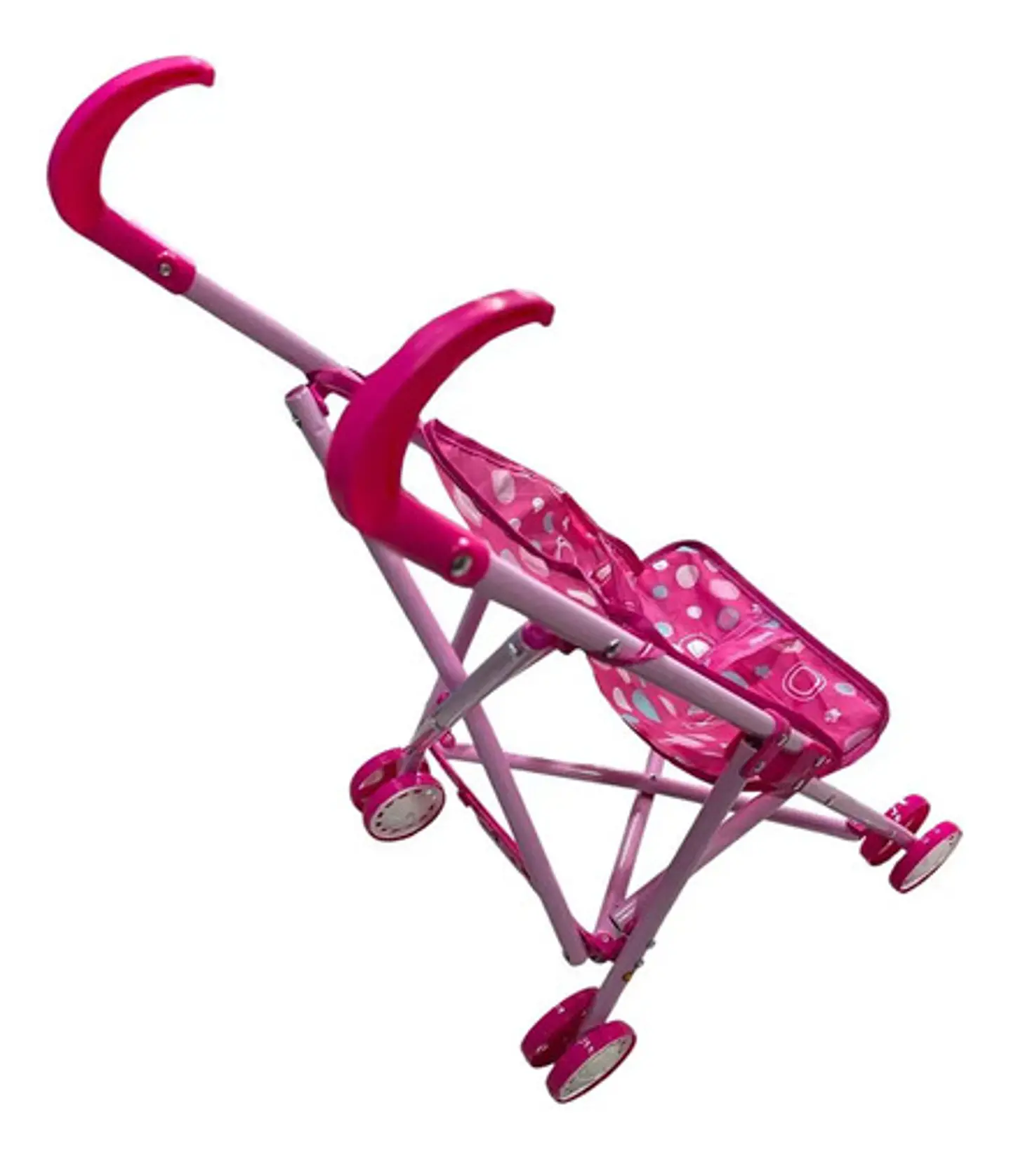 Cochecito Luces Juguete Plegable Niñas Muñecas Coche So-6617 4