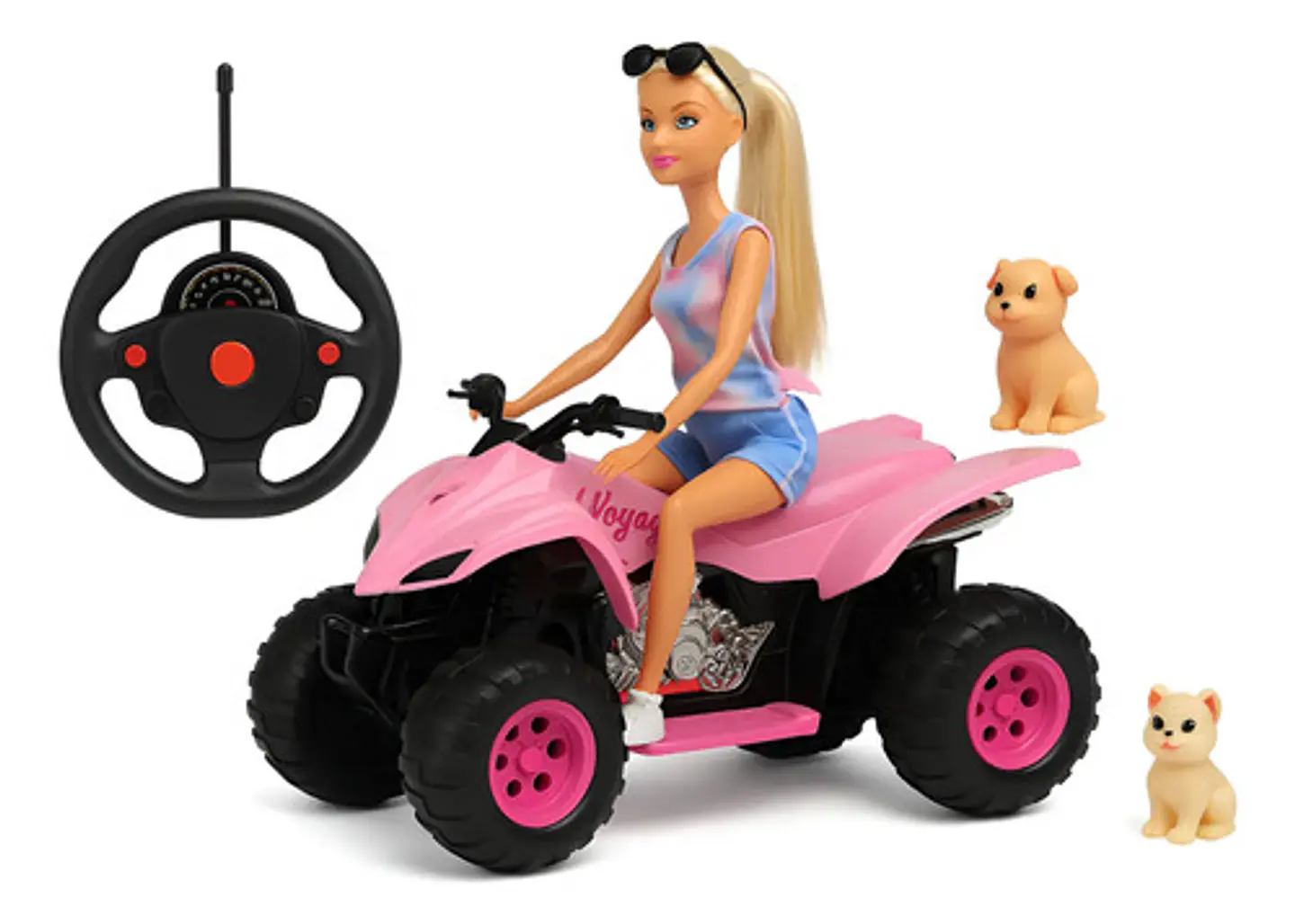 Cuatrimoto Luz Y Sonidos Muñeca Fashion Bryana Control Remo 1