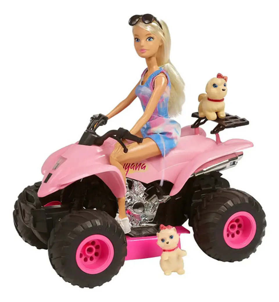 Cuatrimoto Luz Y Sonidos Muñeca Fashion Bryana Control Remo 5