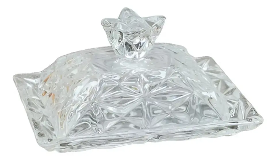 Mantequillera Vidrio Macrooutlet Mantequillera Premium 6g Rectangular Transparente 1