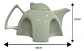 Juego De Tetera De Té Moderno De Cerámica Con Bandeja De Mad - Miniatura 5
